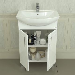 Тумба под раковину СанТа Дублин 223006 60см белый